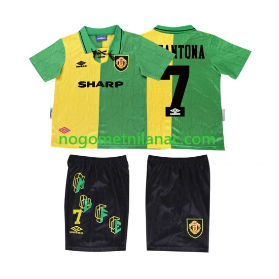 Dres Manchester United CANTONA 7 1992 Retro Treći 1994 Kratkih Rukava - Dječji