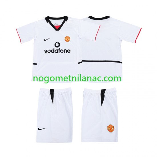 Dres Manchester United 2003 Gostujući 2002 Kratkih Rukava - Dječji