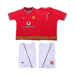 Dres Manchester United 2000 Retro Domaći 2002 Kratkih Rukava - Dječji Dres Manchester United 2000 Retro Domaći 2002 Kratkih Rukava - Dječji