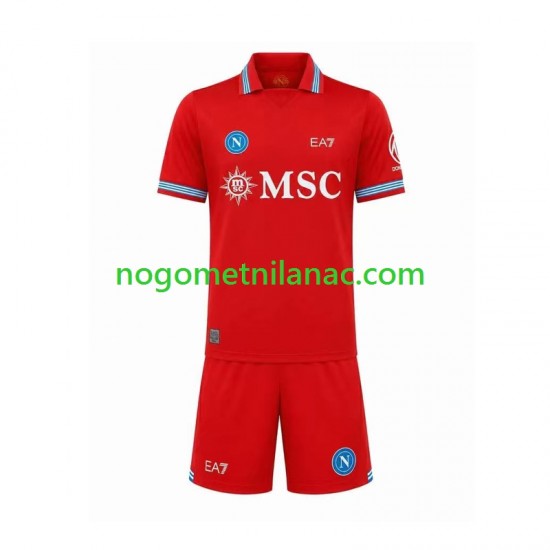 Dres Napoli Treći 2026-2027 Kratkih Rukava - Dječji