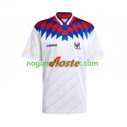 Dres Olympique Lyonnais 1995 1996 Retro Domaći Kratkih Rukava - Muški Dres Olympique Lyonnais 1995 1996 Retro Domaći Kratkih Rukava - Muški