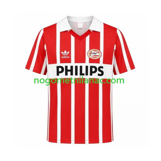 Dres PSV Eindhoven 1990 Retro Domaći Kratkih Rukava - Muški
