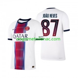 Dres Paris Saint-Germain Joao Neves 87 Gostujući 2026-2027 Kratkih Rukava - Muški Dres Paris Saint-Germain Joao Neves 87 Gostujući 2026-2027 Kratkih Rukava - Muški