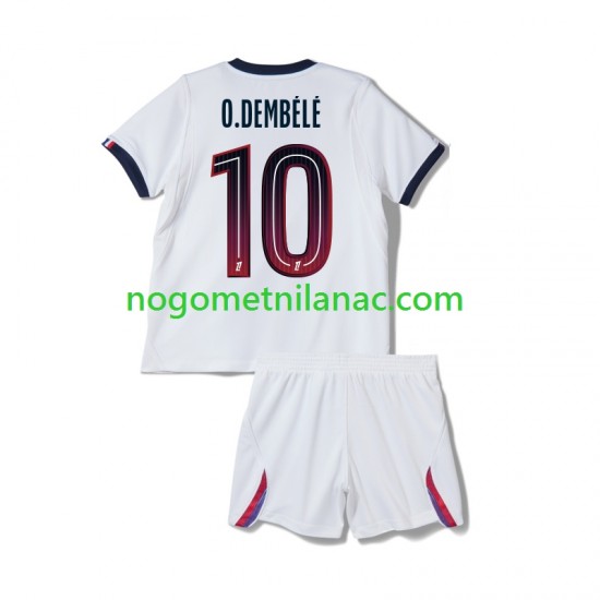 Dres Paris Saint-Germain Ousmane Dembele 10 Gostujući 2026-2027 Kratkih Rukava - Dječji