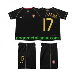 Dres Portugal Cristiano Ronaldo 17 Retro Gostujući 2006 Kratkih Rukava - Dječji Dres Portugal Cristiano Ronaldo 17 Retro Gostujući 2006 Kratkih Rukava - Dječji