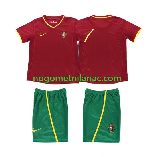 Dres Portugal Retro Domaći 2002 Kratkih Rukava - Dječji
