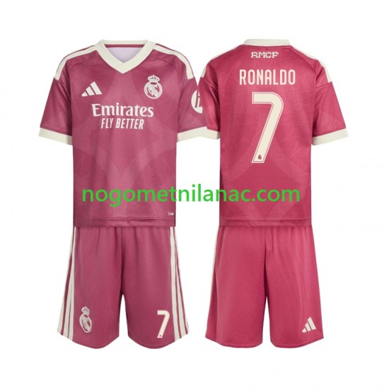 Dres Real Madrid Cristiano Ronaldo 7 Treći 2026-2027 Kratkih Rukava - Dječji