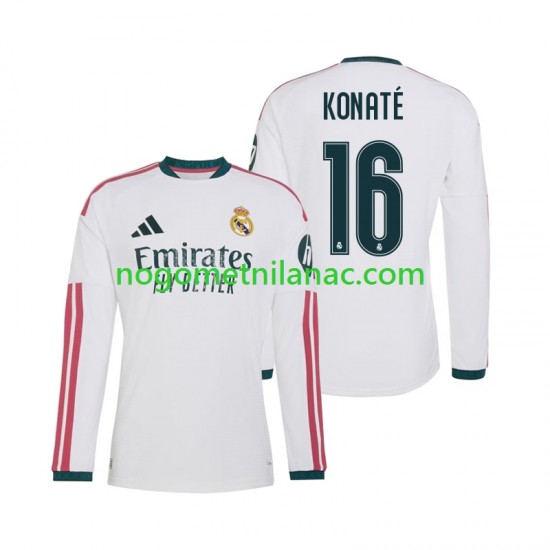 Dres Real Madrid Ibrahima Konate 16 Domaći 2026-2027 Dugim Rukavima - Muški