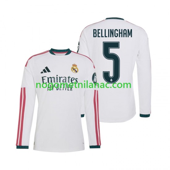Dres Real Madrid Jude Bellingham 5 Domaći 2026-2027 Dugim Rukavima - Muški