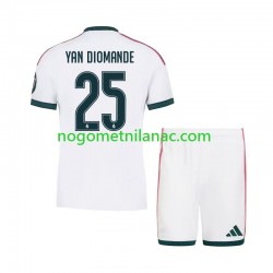 Dres Real Madrid Yan Diomande 25 Domaći 2026-2027 Kratkih Rukava - Dječji