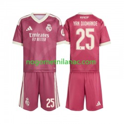 Dres Real Madrid Yan Diomande 25 Treći 2026-2027 Kratkih Rukava - Dječji Dres Real Madrid Yan Diomande 25 Treći 2026-2027 Kratkih Rukava - Dječji