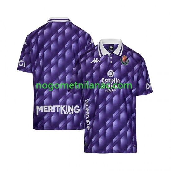 Dres Real Valladolid Retro Domaći 2025-2026 Kratkih Rukava - Muški
