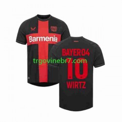 Dres Bayer 04 Leverkusen Florian Wirtz 10 Domaći 2023-2024 Kratkih Rukava - Muški Dres Bayer 04 Leverkusen Florian Wirtz 10 Domaći 2023-2024 Kratkih Rukava - Muški