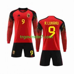 Dres Belgija R.LUKAKU 9 Domaći World Cup 2022 Dugim Rukavima - Dječji