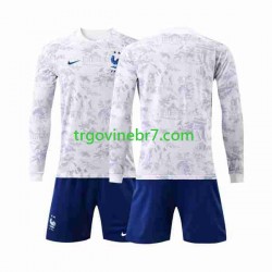 Dres Francuska Gostujući World Cup 2022 Dugim Rukavima - Dječji