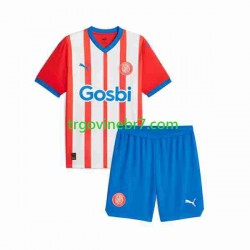 Dres Girona Domaći 2023-2024 Kratkih Rukava - Dječji