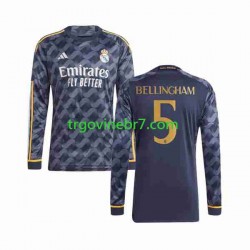Dres Real Madrid Jude Bellingham 5 Gostujući 2023-2024 Dugim Rukavima - Muški
