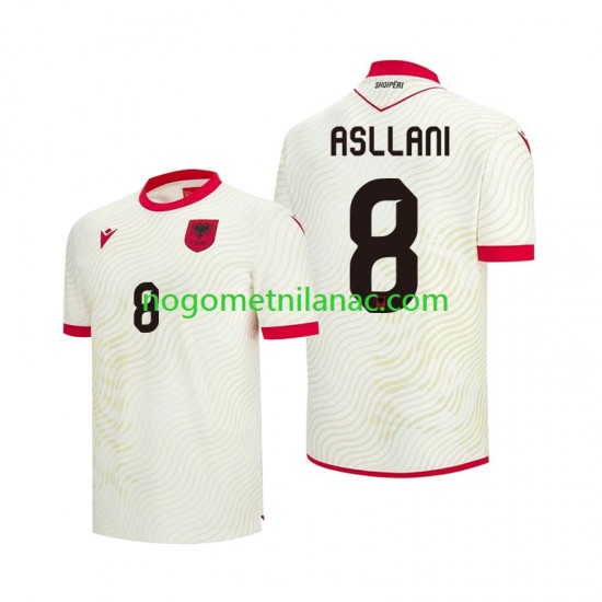 Dres Albanija Kristjan Asllani 8 Gostujući World Cup 2026 Kratkih Rukava - Muški