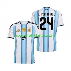 Dres Argentina Enzo Fernandez 24 Domaći World Cup 2026 Kratkih Rukava - Muški
