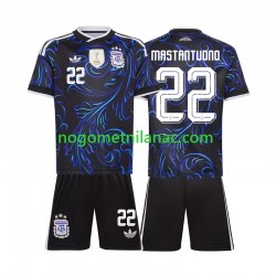Dres Argentina Franco Mastantuono 22 Gostujući World Cup 2026 Kratkih Rukava - Dječji