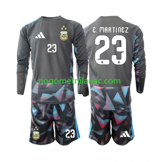 Golmanski Dres - Dres Argentina Emiliano Martinez 23 Domaći World Cup 2026 Dugim Rukavima - Dječji