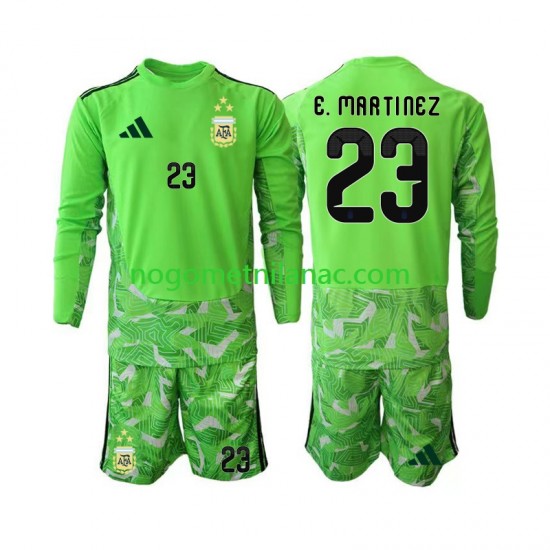 Golmanski Dres - Dres Argentina Emiliano Martinez 23 Treći World Cup 2026 Dugim Rukavima - Dječji