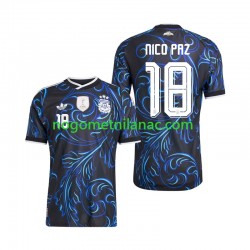 Dres Argentina Nico Paz 18 Gostujući World Cup 2026 Kratkih Rukava - Muški Dres Argentina Nico Paz 18 Gostujući World Cup 2026 Kratkih Rukava - Muški