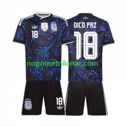 Dres Argentina Nico Paz 18 Gostujući World Cup 2026 Kratkih Rukava - Dječji Dres Argentina Nico Paz 18 Gostujući World Cup 2026 Kratkih Rukava - Dječji