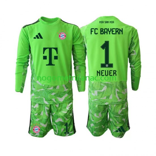 Golmanski Dres - Dres FC Bayern München Manuel Neuer 1 Domaći 2026-2027 Dugim Rukavima - Dječji