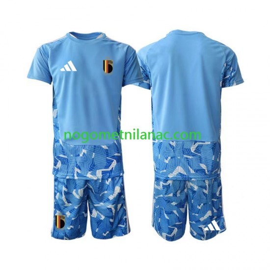 Golmanski Dres - Dres Belgija Domaći World Cup 2026 Kratkih Rukava - Dječji