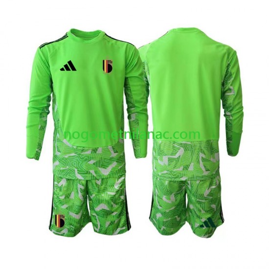 Golmanski Dres - Dres Belgija Treći World Cup 2026 Dugim Rukavima - Dječji