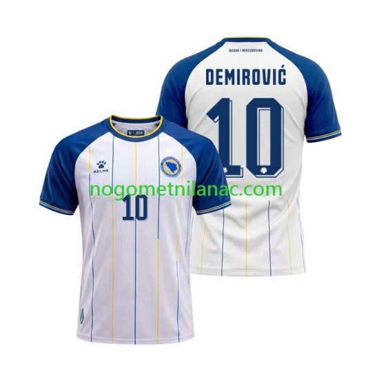 Dres Bosna i Hercegovina Ermedin Demirovic 10 Gostujući World Cup 2026 Kratkih Rukava - Muški