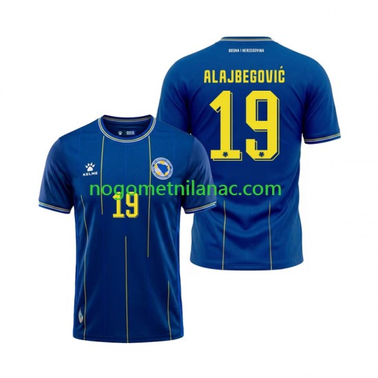Dres Bosna i Hercegovina Kerim Alajbegovic 19 Domaći World Cup 2026 Kratkih Rukava - Muški