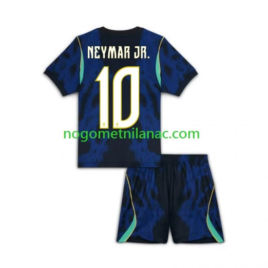 Dres Brazil Neymar JR 10 Gostujući World Cup 2026 Kratkih Rukava - Dječji