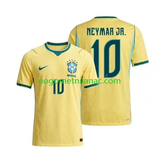 Dres Brazil Neymar JR 10 Domaći World Cup 2026 Kratkih Rukava - Muški