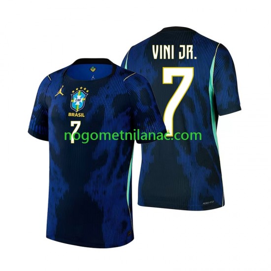 Dres Brazil Vinicius Junior 7 Gostujući World Cup 2026 Kratkih Rukava - Muški