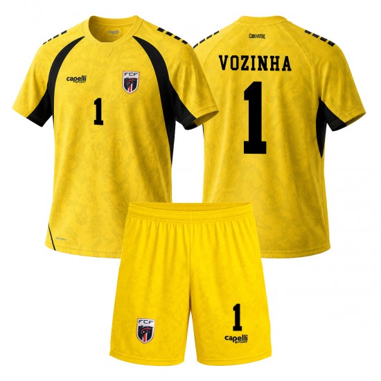 Camisola Júnior Cape Verde Vozinha 1 Alternativa Equipamento Copa do Mundo Manga Curta 2026