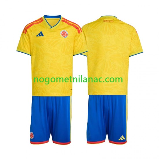 Dres Kolumbija Domaći World Cup 2026 Kratkih Rukava - Dječji