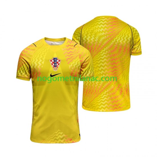 Golmanski Dres - Dres Hrvatska Domaći World Cup 2026 Kratkih Rukava - Muški