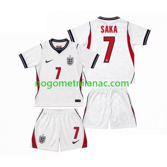 Dres Engleska Bukayo Saka 7 Domaći World Cup 2026 Kratkih Rukava - Dječji