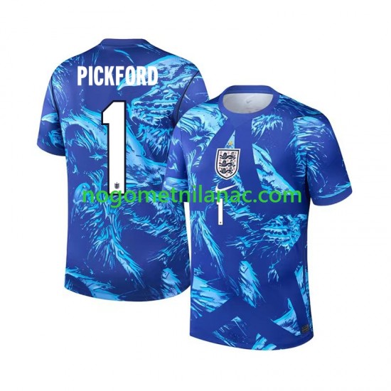 Golmanski Dres - Dres Engleska Jordan Pickford 1 Treći World Cup 2026 Kratkih Rukava - Muški