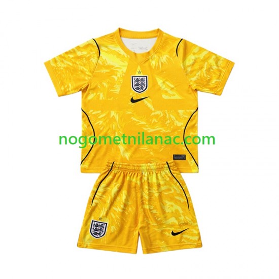 Golmanski Dres - Dres Engleska Četvrti World Cup 2026 Kratkih Rukava - Dječji