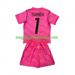 Golmanski Dres - Dres Francuska Brice Samba 1 Gostujući World Cup 2026 Kratkih Rukava - Dječji