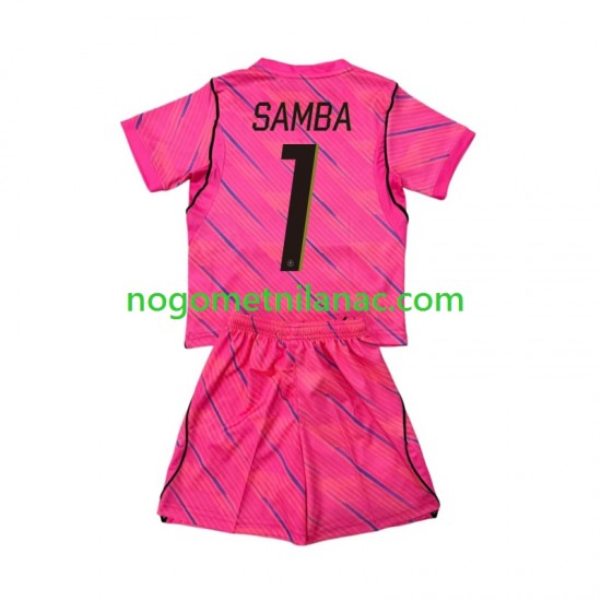 Golmanski Dres - Dres Francuska Brice Samba 1 Gostujući World Cup 2026 Kratkih Rukava - Dječji