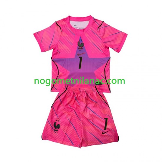 Golmanski Dres - Dres Francuska Brice Samba 1 Gostujući World Cup 2026 Kratkih Rukava - Dječji