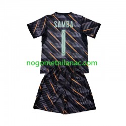 Golmanski Dres - Dres Francuska Brice Samba 1 Domaći World Cup 2026 Kratkih Rukava - Dječji