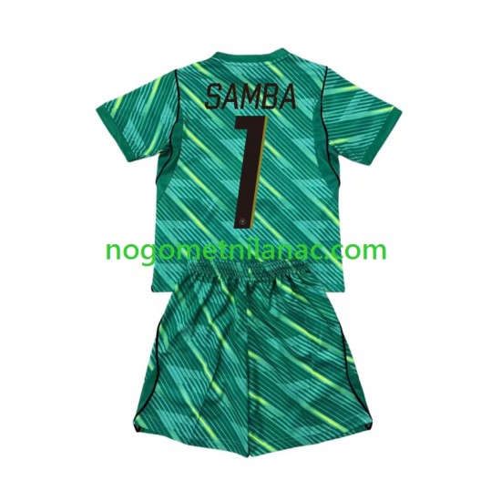 Golmanski Dres - Dres Francuska Brice Samba 1 Treći World Cup 2026 Kratkih Rukava - Dječji