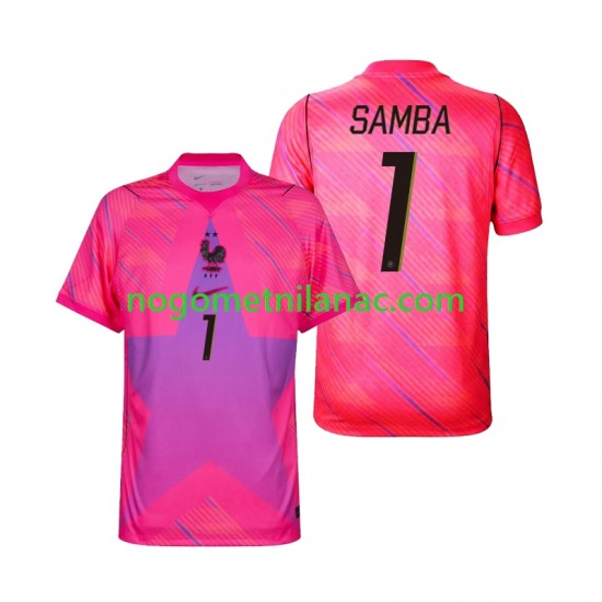 Golmanski Dres - Dres Francuska Brice Samba 1 Gostujući World Cup 2026 Kratkih Rukava - Muški
