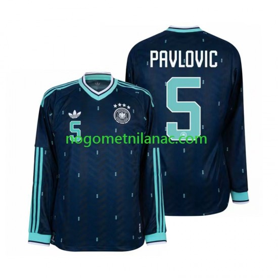 Dres Njemačka Aleksandar Pavlovic 5 Gostujući World Cup 2026 Dugim Rukavima - Muški