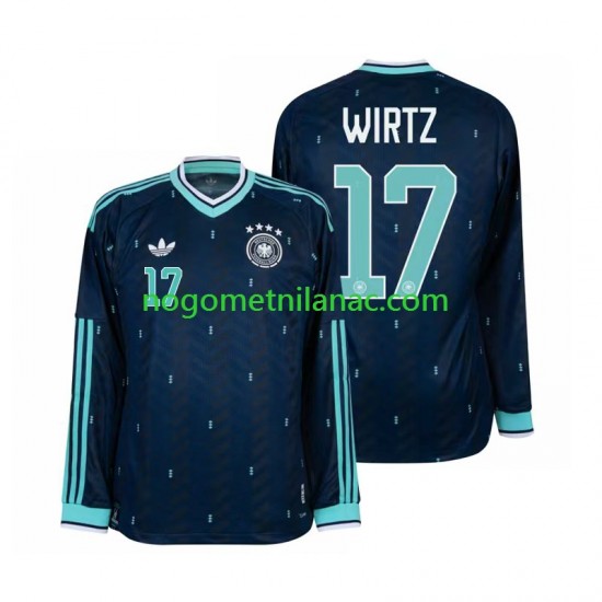 Dres Njemačka Florian Wirtz 17 Gostujući World Cup 2026 Dugim Rukavima - Muški